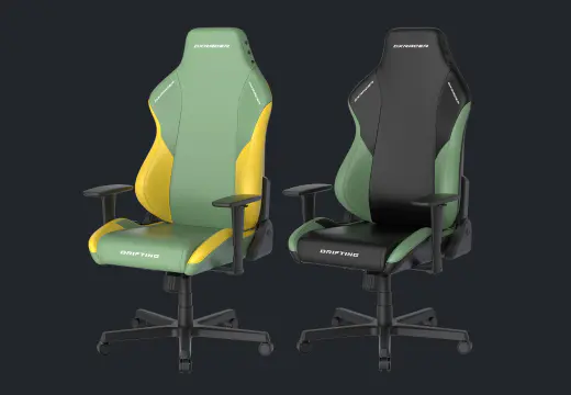 green gaming chair