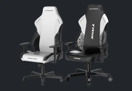 white gaming chair