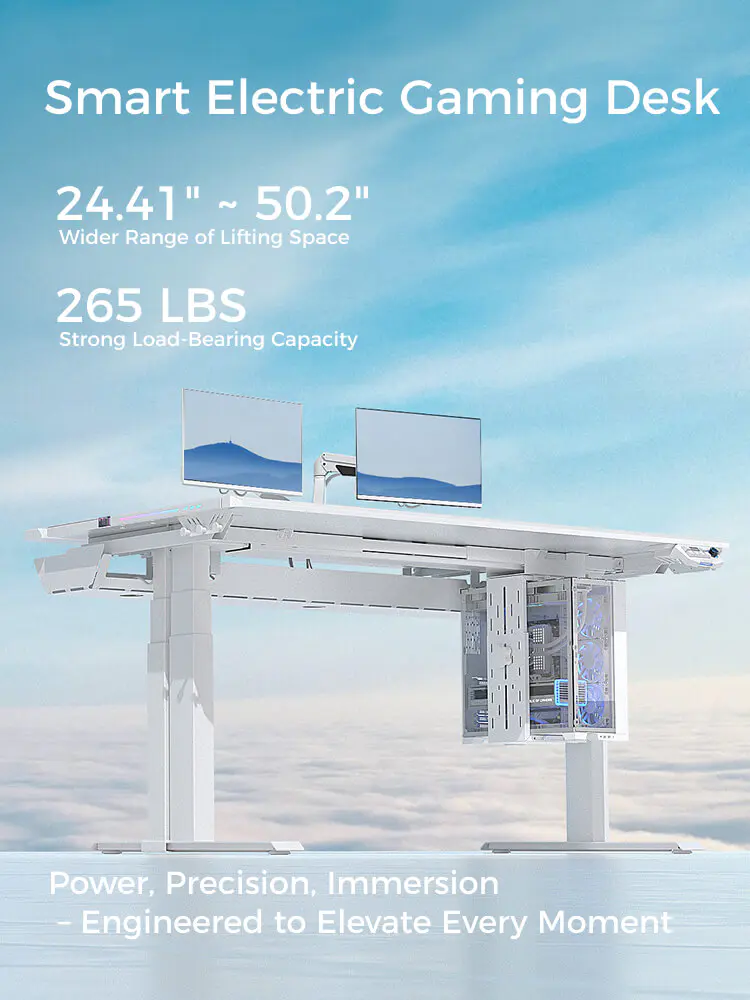 Dual-Motor Smart Electric Gaming Desk