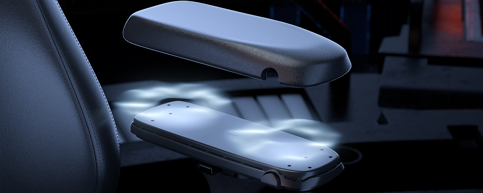 ​​4D Replaceable Magnetic Armrests